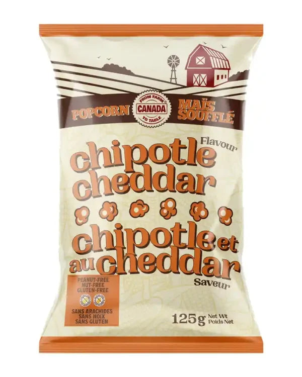 Case of 12- Chipolte Cheddar - Family Size 125g