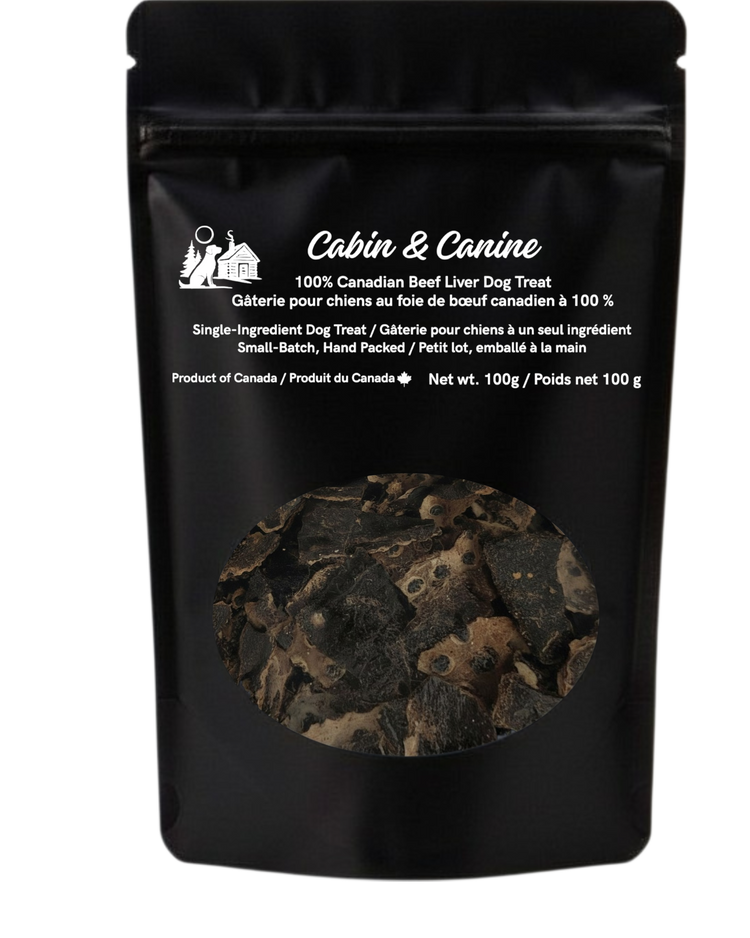 Cabin & Canine 100% Canadian Beef Liver Dog Treat