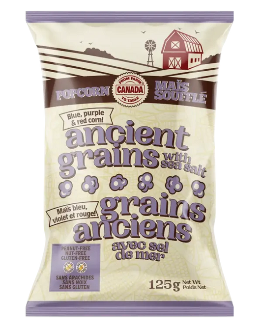 Case of 12 - Ancient Grain w/ Sea Salt - Family Size 125g