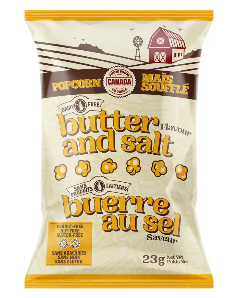 Case of 32 - Butter & Salt - 23g snack size