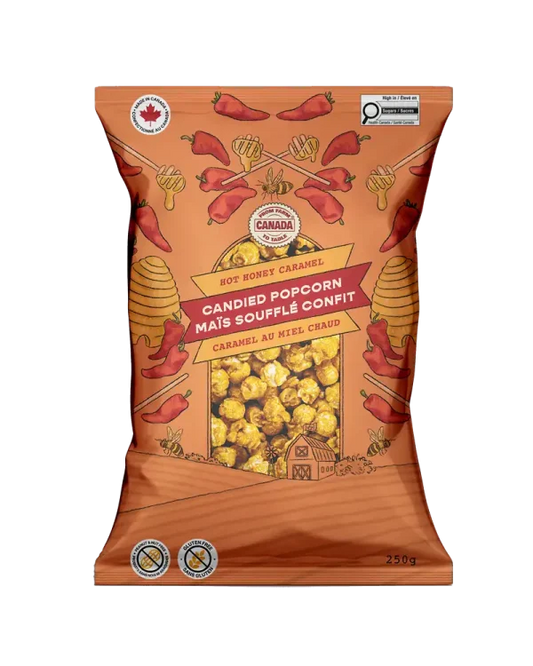 Hot Honey Caramal Candied Popcorn 250g