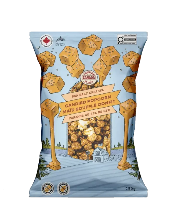 Sea Salt Caramel Candied Popcorn, 250g