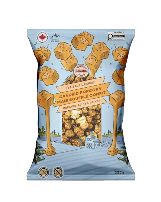 Sea Salt Caramel Candied Popcorn, 250g